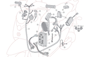 Nr. 11 - Anschlusskabel Batterie/Motor für Controller 1.0 (Lingbo) - EMCO Novi